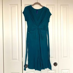 Seraphine knot front maternity dress